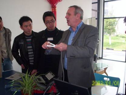 英国Delta-T公司销售总监到访我司上海分部 英国Delta-T公司销售总监到访我司上海分部