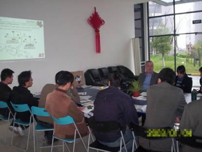 英国Delta-T公司销售总监到访我司上海分部 英国Delta-T公司销售总监到访我司上海分部